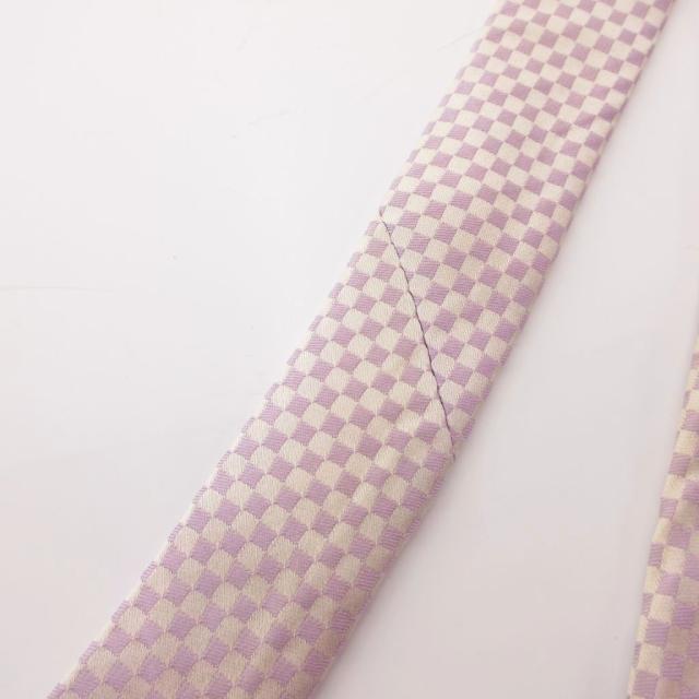 中古】ルイヴィトン LOUIS VUITTON ネクタイ マイクロダミエ シルク