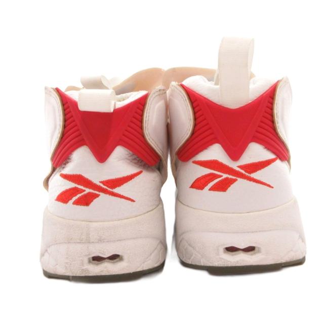 【中古】リーボック Reebok ×UNDEFEATED INSTA PUMP FURY OG UND スニーカー シューズ ローカット 27.5 白 赤