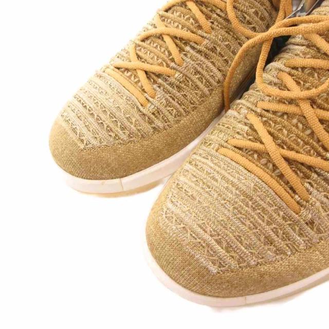 【中古】未使用品 ナイキ NIKE タグ付 AIR JORDAN XXXII LOW スニーカー シューズ ローカット 25cm ゴールドカラー_2