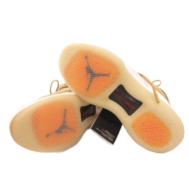 【中古】未使用品 ナイキ NIKE タグ付 AIR JORDAN XXXII LOW スニーカー シューズ ローカット 25cm ゴールドカラー_5