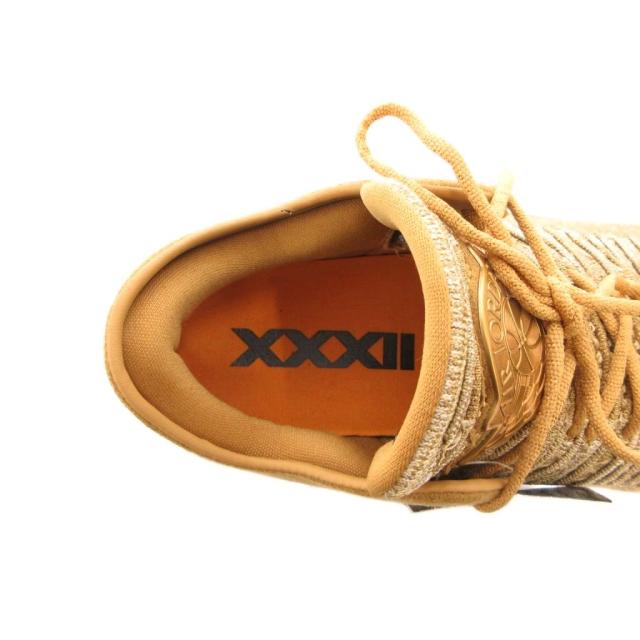 【中古】未使用品 ナイキ NIKE タグ付 AIR JORDAN XXXII LOW スニーカー シューズ ローカット 25cm ゴールドカラー_6