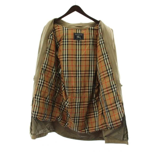 【中古】バーバリーズ Burberrys フーデッドコート LA ベージュ ダウンライナー ステンカラー ハーフ丈_2