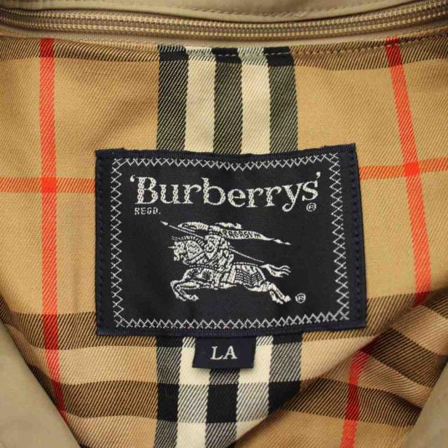 【中古】バーバリーズ Burberrys フーデッドコート LA ベージュ ダウンライナー ステンカラー ハーフ丈_3