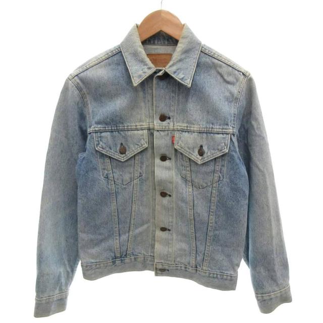 【中古】リーバイス Levi's 90's USA製 デニムジャケット Gジャン ウォッシュ 38 ライトブルー /YJ ■GY12 メンズ