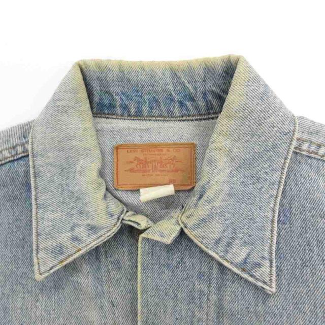 【中古】リーバイス Levi's 90's USA製 デニムジャケット Gジャン ウォッシュ 38 ライトブルー /YJ ■GY12 メンズ_5