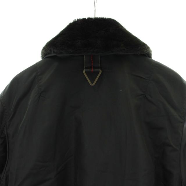 【中古】アルファインダストリーズ ALPHA INDUSTRIES B-15 飛翔上衣 黒 黒いこと フェイクファー 紋章 /PP ■GY12 メンズ