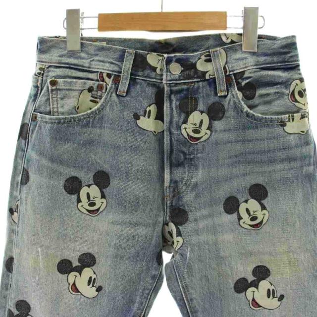 【中古】リーバイスプレミアム Levis PReMIUM Disney ディズニー デニム ジーンズ 28 インディゴ ブルー_2
