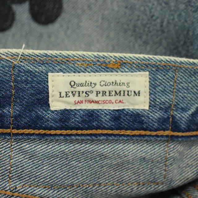 【中古】リーバイスプレミアム Levis PReMIUM Disney ディズニー デニム ジーンズ 28 インディゴ ブルー_4