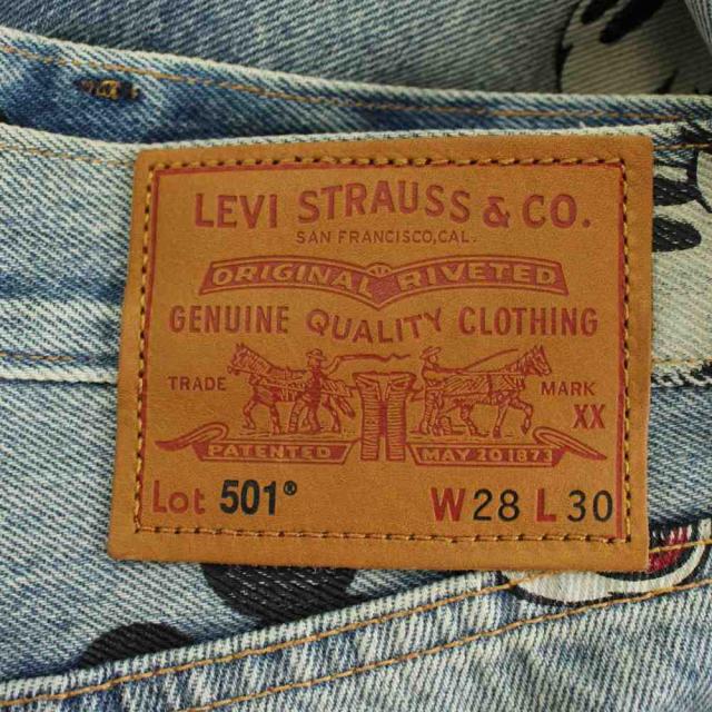 【中古】リーバイスプレミアム Levis PReMIUM Disney ディズニー デニム ジーンズ 28 インディゴ ブルー_5