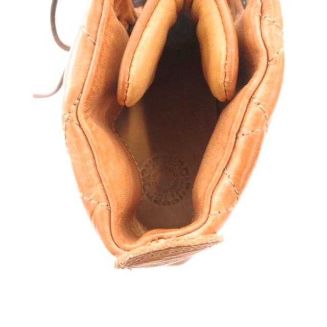 【中古】ブッテロ BUTTERO TOFANE DONNA トレッキングシューズ ショートブーツ レザー キルティング 37 茶_6