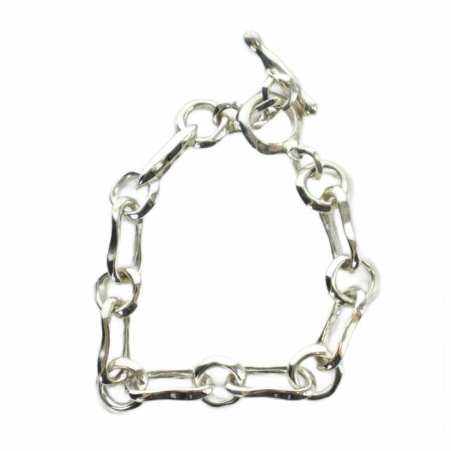 【中古】TATEOSSIAN チェーンブレスレット アクセサリー バングル Silver925 シルバー色 ■GY35 /MQ メンズ