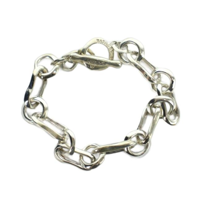 【中古】タテオシアン TATEOSSIAN チェーン ブレスレット アクセサリー バングル SV925 シルバー ■GY35 /MQ メンズ