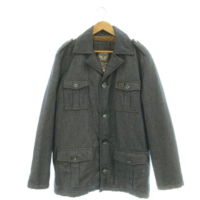 【中古】ディーゼル DIESEL デニムコート 裏ボア 中綿 ブルー L ブルー /HK ■GY35 メンズ