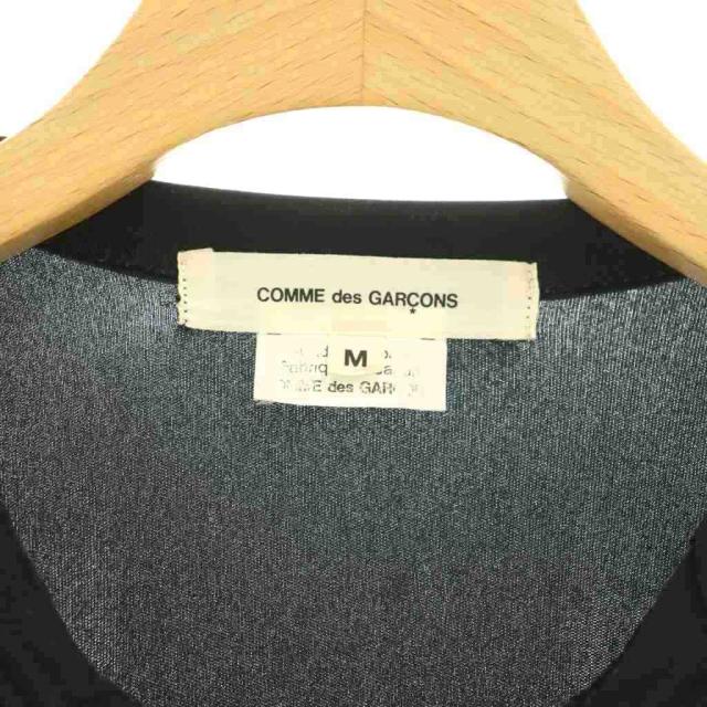 【中古】コムデギャルソン COMME des GARCONS 23SS ワンピース ノースリーブ フリル スカラップ ひざ丈 M ブラック 黒_4