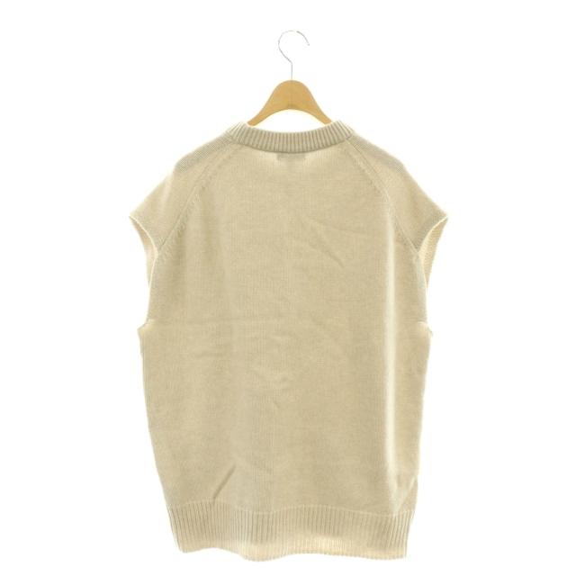 【中古】セオリー Theory 23AW ニット ベスト ウール カシミヤ混 S アイボリー /HK ■GY35 レディース_1