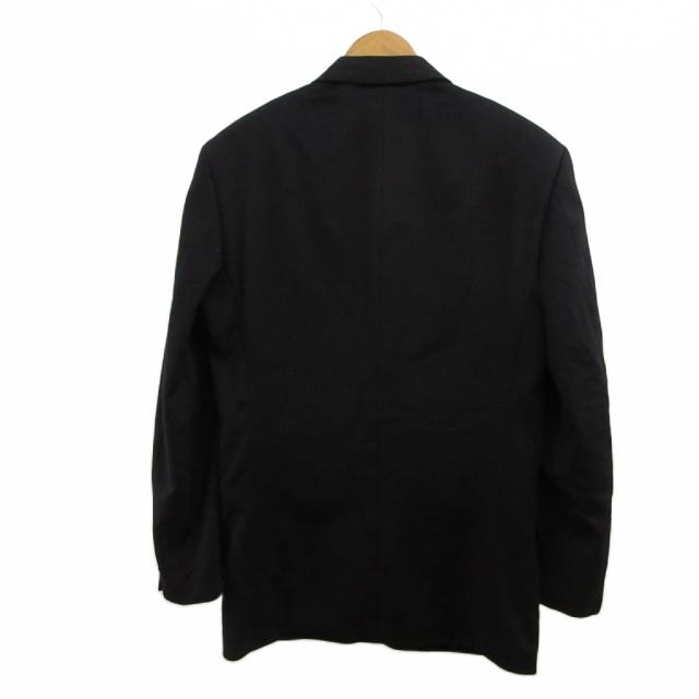 【中古】ケント&amp;カーウェン KENT&amp;CURWEN ブレザー テーラードジャケット 上着 カシミヤ 46 黒 ブラック 長袖_1