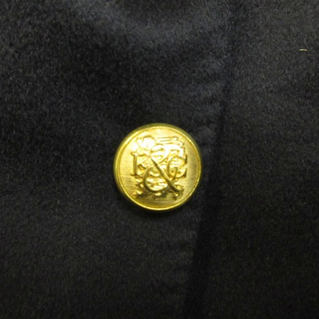 【中古】ケント&amp;カーウェン KENT&amp;CURWEN ブレザー テーラードジャケット 上着 カシミヤ 46 黒 ブラック 長袖_6