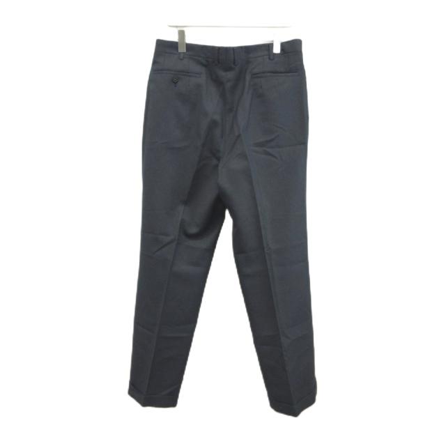 【中古】ダンヒル dunhill スーツ フォーマル 濃紺 ダークネイビー ダブルブレスト 長袖 ダブル裾 /KV ■GY99_4