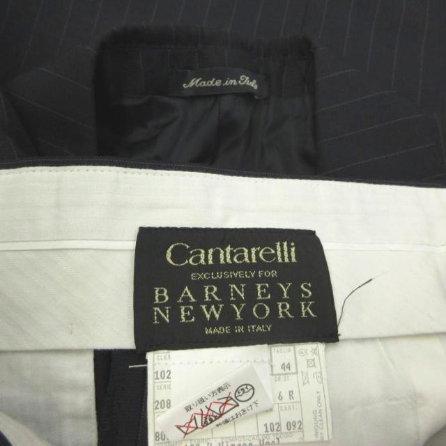 【中古】バーニーズニューヨーク BARNEYS NEW YORK カンタレッリ Cantarelli スーツ フォーマル ウール 44 紺_5
