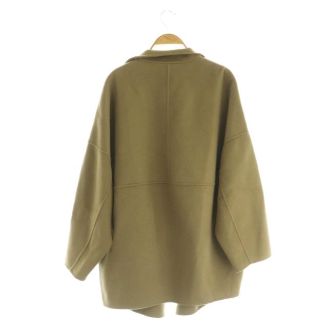 【中古】プラージュ Plage ハミルトン ハーフコート ウール ワイド カーキ /MY ■OS ■GY06 レディース_1