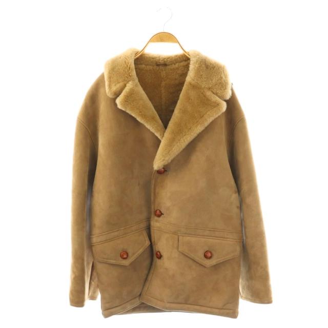 【中古】ダンヒル dunhill ムートンジャケット 40 ベージュ /SY ■OS メンズ