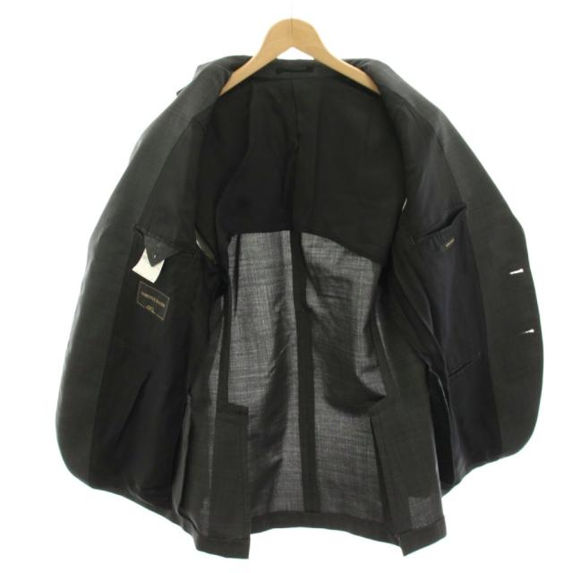 【中古】ガブリエレパジーニ スーツ テーラードジャケット シングル 2B スラックス パンツ ウール モヘヤ混 46_5