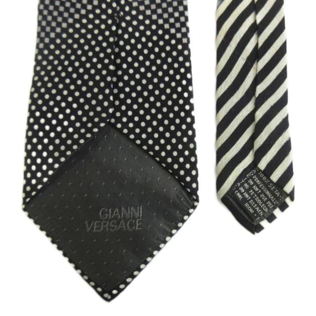 中古】ジャンニヴェルサーチ GIANNI VERSACE ネクタイ シルク ワイド