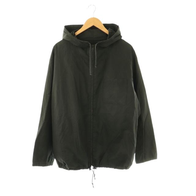 【中古】ヘルムートラング HELMUT LANG 本人期 パーカー ジップアップ フード コットン 46 ブラック /CX ■GY28