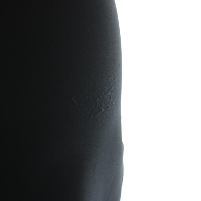 【中古】ルイヴィトン LOUIS VUITTON 22AW フィットドレス ハイネック モノグラム 半袖ワンピース ミドル 34 XS 黒_5