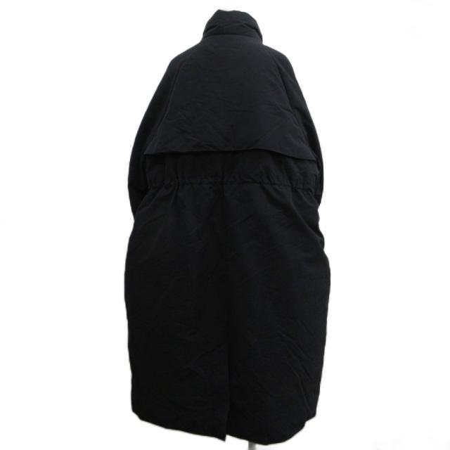【中古】未使用品 ナイキ NIKE タグ付き WMNS NSW TFRPL REVIVAL FZ L/S PARKA 中綿コート L 黒 ブラック ロング丈_1