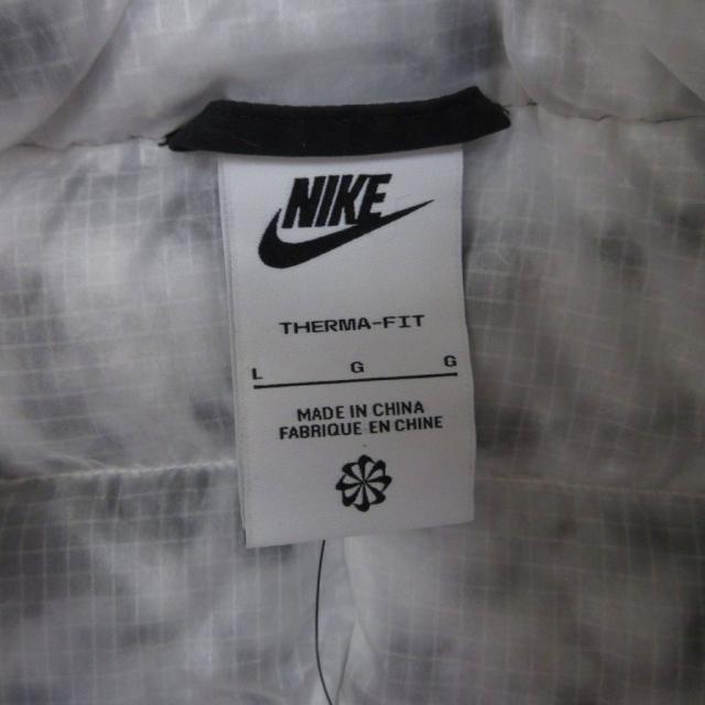 【中古】未使用品 ナイキ NIKE タグ付き WMNS NSW TFRPL REVIVAL FZ L/S PARKA 中綿コート L 黒 ブラック ロング丈_4