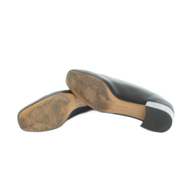 【中古】サルヴァトーレフェラガモ Salvatore Ferragamo パンプス ヴァラ金具 スクエアトゥ ロゴ レザー 4.5 21.5cm_5