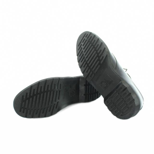 【中古】ドクターマーチン DR.MARTENS AW006 3ホール ドレスシューズ 厚底 レザー 靴 UK8 27cm 黒 ブラック ■GY50_5