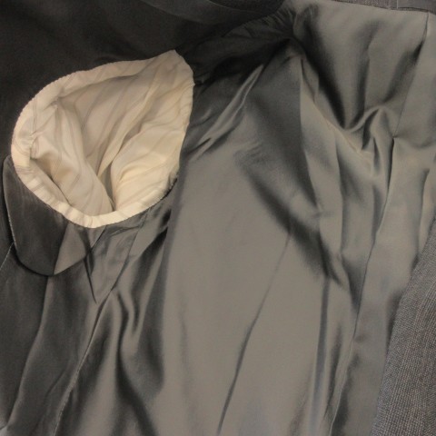 【中古】アクアスキュータム AQUASCUTUM セットアップ スーツ フォーマル A-6 グレー ダブルブレスト_5