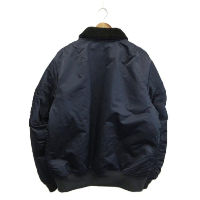 【中古】NEIGHBORHOOD B-15D N-JKT 飛翔上衣 上衣 アウター ナイロン 中綿 ボア XL 紺 192SZNH-JKM03