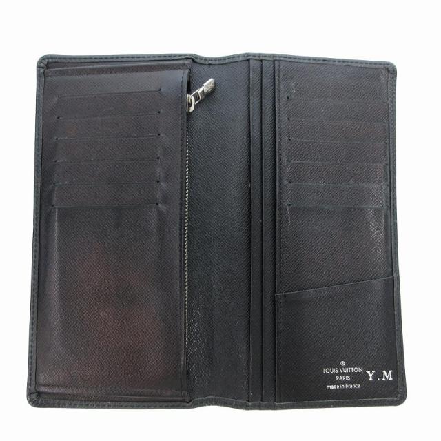 ルイヴィトン タイガ ブラザ アルドワーズ 長財布 ブラック 二つ折り財布 ポルトフォイユ ブラザ タイガ アルドワーズ 二つ折り長財布 レザー