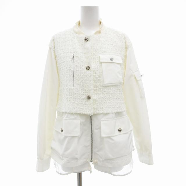 leur logette フラワーツイードジャケット