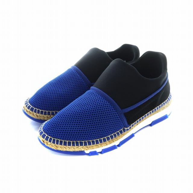 【中古】ドルチェ&ガッバーナ ドルガバ DOLCE&GABBANA スニーカー シューズ 靴 ロゴ スリッポン メッシュ