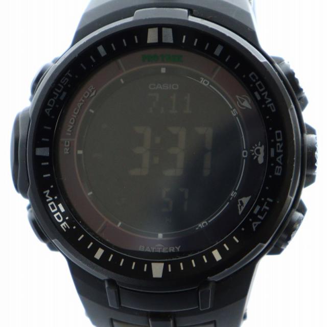 中古】カシオ CASIO プロトレック 腕時計 ウォッチ 電波ソーラー  