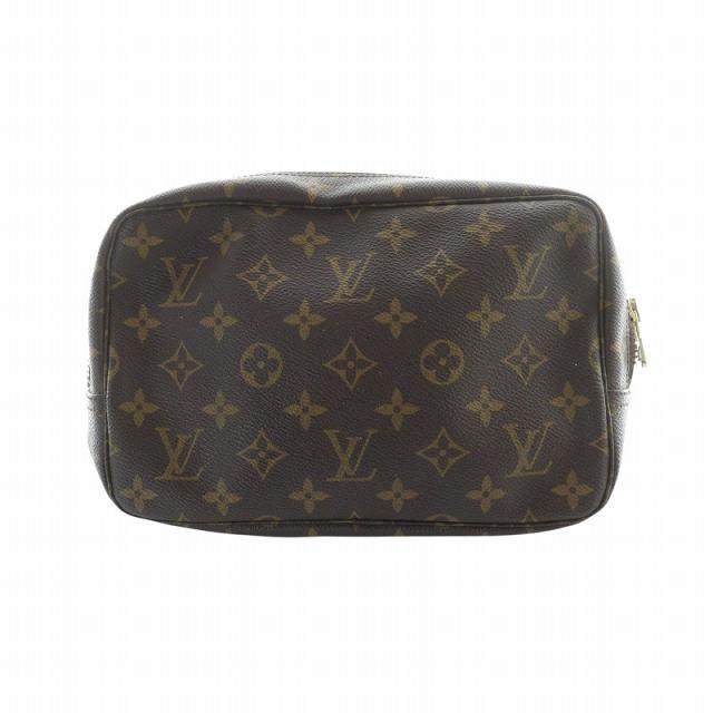 ルイ・ヴィトン Louis Vuitton トゥルース ドゥミロンド メイク コスメ 化粧ポーチ モノグラム ブラウン M47520 レディース 中古 中古 外美品 ルイヴィトン LOUIS VUITTON トゥルーストワレ 23