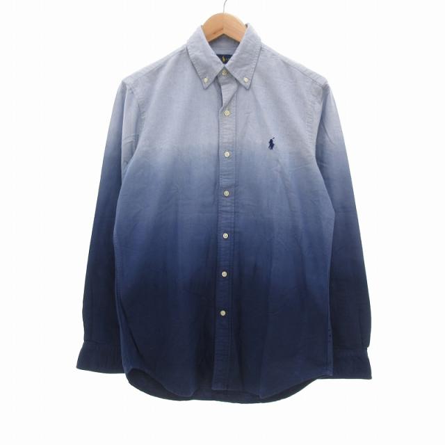 Ralph Lauren ロゴ刺繍・オックスフォード長袖BDシャツ 83253 極美品ラルフローレン オックスフォード BDシャツ ロゴ刺繍 160