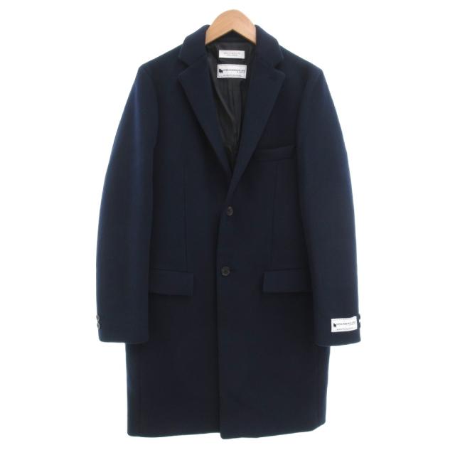 BEAUTY&YOUTH ネイビー チェスターコート Lサイズ BEAUTY&YOUTH UNITED