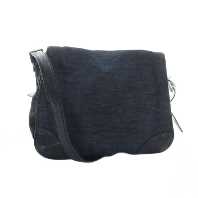 Viadoan ヴィアドアン Indigo インディゴ 麻 牛革 トートバッグ 2421 via45