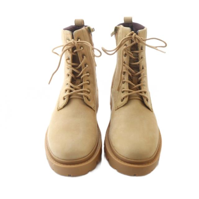 【中古】コーチ COACH シティソール ブーツ CITYSOLE BOOT ヌバックレザー レースアップ ロゴ ラウンドトゥ 中古】コーチ COACH シティソール ブーツ CITYSOLE BOOT ヌバック