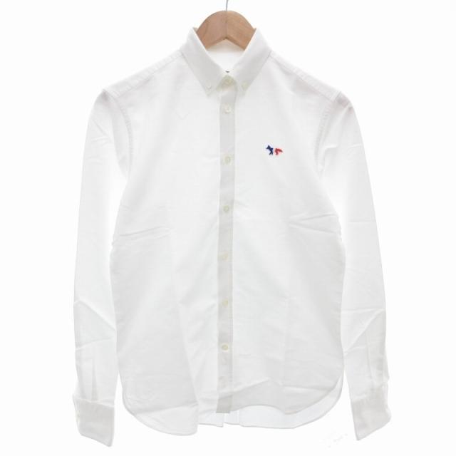 中古】メゾンキツネ MAISON KITSUNE 美品 ボタンダウンシャツ BD 中古】メゾンキツネ MAISON KITSUNE 美品 ボタンダウンシャツ BD