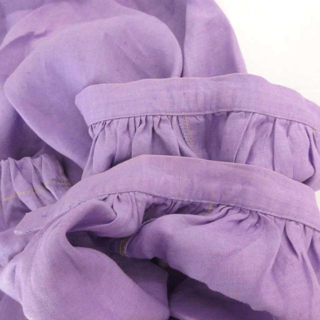 中古】マイラン MYLAN ワンピース バルーンスリーブ ロング ベルト付き