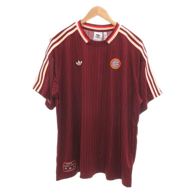 【中古】未使用品 アディダスオリジナルス タグ付き FCバイエルン テラスアイコン ジャージー Tシャツ ゲーム 3XL