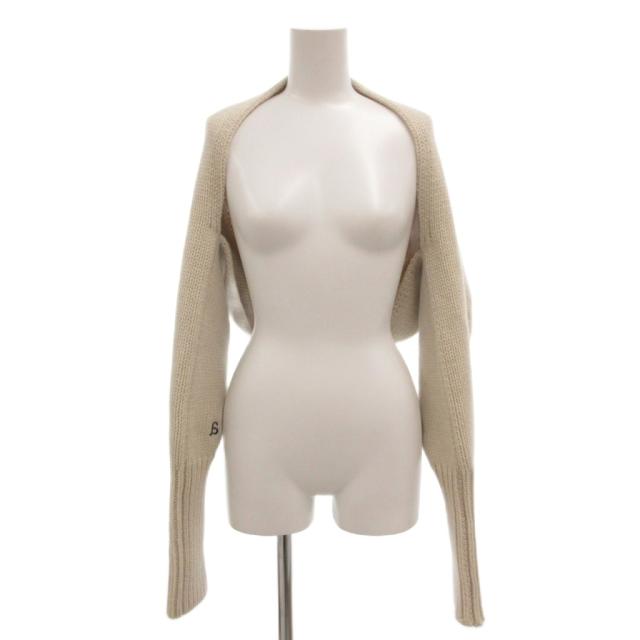 【中古】アロー aLORS ボレロ カーディガン ニット カシミヤ混 アイボリー /AE レディース