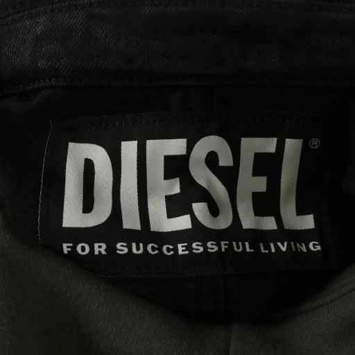 中古】ディーゼル DIESEL D-LOSTY パッチワーク ジャケット レイヤード