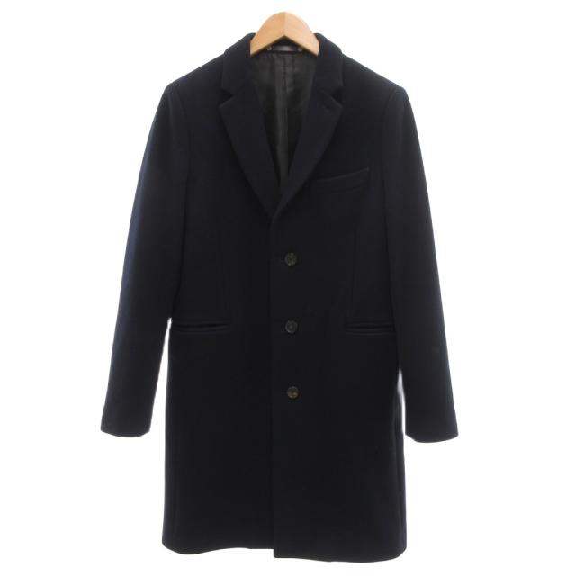 【中古】ピーエスポールスミス PS Paul Smith MELTON SINGLE CHESTER COAT メルトン シングル チェスターコート M